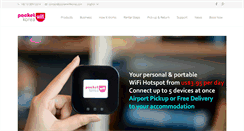 Desktop Screenshot of pocketwifikorea.com